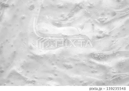 Transparent clear liquid serum gel cosmetic texture background 139235548