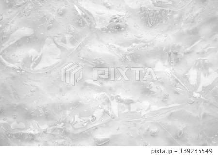 Transparent clear liquid serum gel cosmetic texture background Transparent clear liquid serum gel cosmetic texture background 139235549