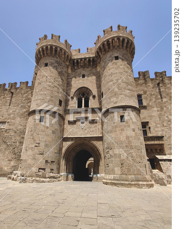 Grand entrance to the Palace of the Grand Master of the Knights in Rhodes 139235702