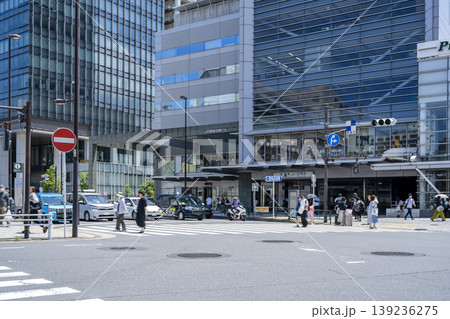 東京都品川区の都市風景　目黒駅 139236275