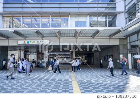 東京都品川区の都市風景　目黒駅東口 139237310