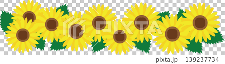 Sunflower frame Sunflower frame 139237734