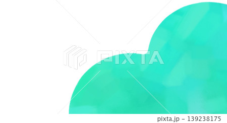 水彩絵の具で描かれたハート型の背景フレーム 139238175