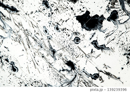 background, texture of brush strokes and splashes of paint, design elements 139239396