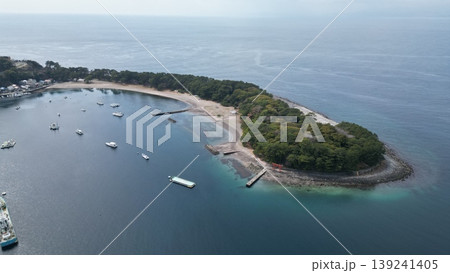 空から見た海岸線 空から見た海岸線 139241405