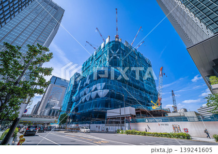 トーチタワー（Torch Tower）の建設現場とTOKYO TORCHの仮囲い【東京都千代田区】 139241605