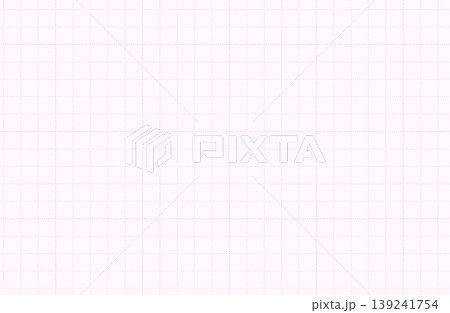 方眼紙のような薄いピンクのグリッド入りのシンプルな背景素材 方眼紙のような薄いピンクのグリッド入りのシンプルな背景素材 139241754