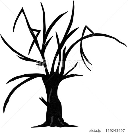 dry black tree broken branches dry black tree broken branches 139243497