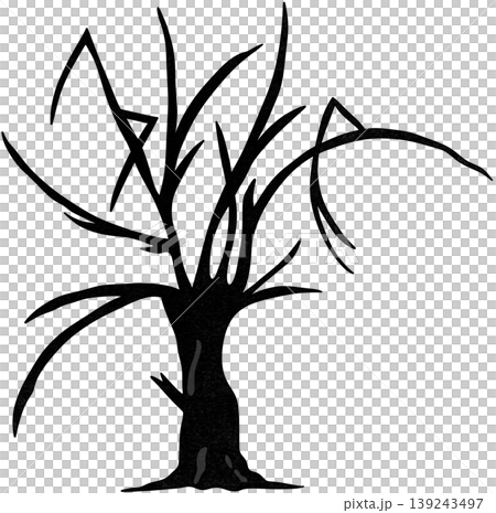 dry black tree broken branches dry black tree broken branches 139243497