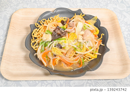 あんかけ太麺皿うどん あんかけ太麺皿うどん 139243742