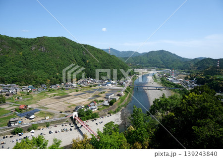岐阜県美濃市_小倉公園展望台から北側風景3_2025年5月 139243840