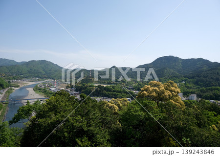 岐阜県美濃市_小倉公園展望台から北東側風景1_2025年5月 岐阜県美濃市_小倉公園展望台から北東側風景1_2025年5月 139243846