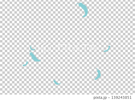 Scattering feathers - silhouette Scattering feathers - silhouette 139243851
