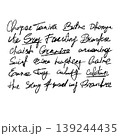 Handwriting script set, black ink signature scribble collection, hand drawn abstract cursive text. Personal autograph sign kit, messy brush stroke handwriting graphic. Handwriting script. 139244435
