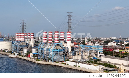 gas power plant station gas power plant station 139244495