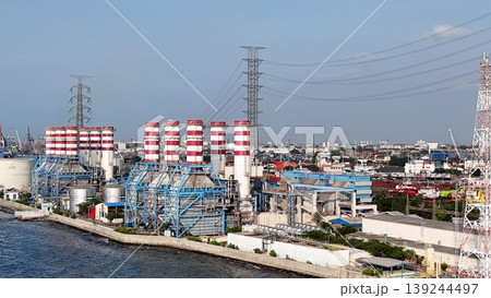 gas power plant station gas power plant station 139244497