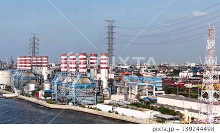 gas power plant station gas power plant station 139244498