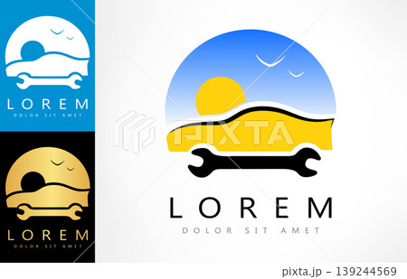 Car repair logo. Auto illustration 139244569