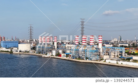 gas power plant station 139244571