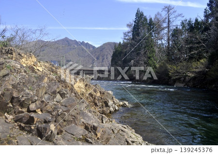 新潟県 湯沢 魚野川 新潟県 湯沢 魚野川 139245376