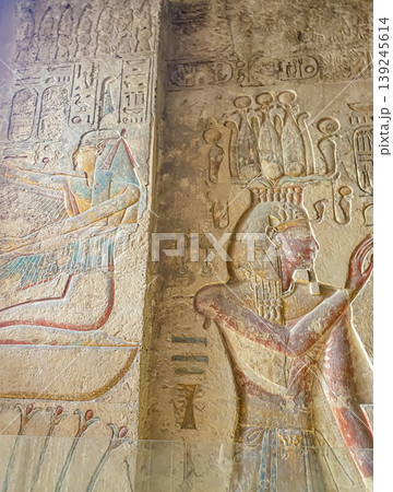Tomb KV11 in the Egyptian Valley of the Kings, in the Theban necropolis, Egypt, Luxor Tomb KV11 in the Egyptian Valley of the Kings, in the Theban necropolis, Egypt, Luxor 139245614