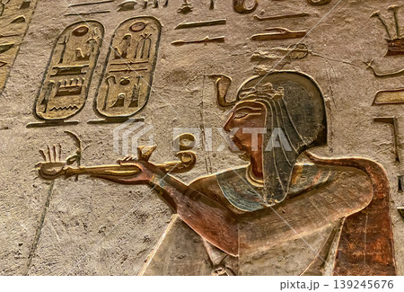 Tomb KV11 in the Egyptian Valley of the Kings, in the Theban necropolis, Egypt, Luxor Tomb KV11 in the Egyptian Valley of the Kings, in the Theban necropolis, Egypt, Luxor 139245676