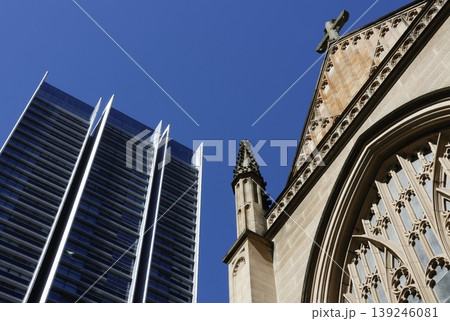 St Andrew's Cathedral and skyscraper. 139246081