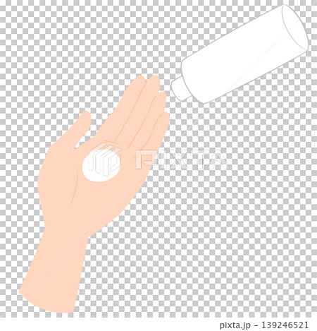 Take a 500 yen coin-sized amount of toner. Take a 500 yen coin-sized amount of toner. 139246521