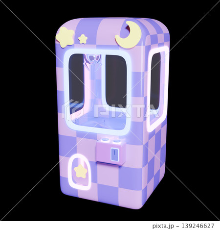 3Dの月と星のポップなクレーンゲーム 夜 黒 3Dの月と星のポップなクレーンゲーム 夜 黒 139246627