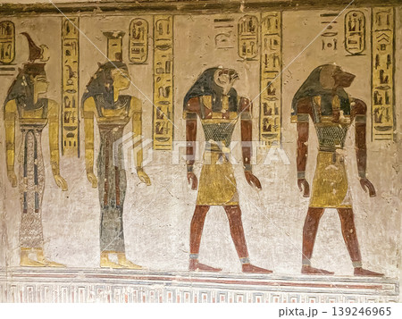 Tomb KV11 in the Egyptian Valley of the Kings, in the Theban necropolis, Egypt, Luxor Tomb KV11 in the Egyptian Valley of the Kings, in the Theban necropolis, Egypt, Luxor 139246965