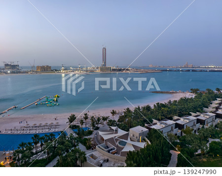 Wynn Casino Construction at Al Marjan Island, Ras Al Khaimah, UAE 139247990
