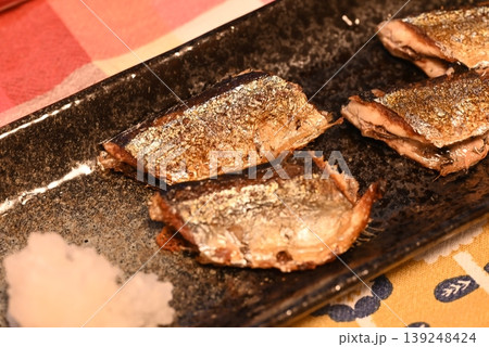 美味しい塩焼きのサンマ 美味しい塩焼きのサンマ 139248424