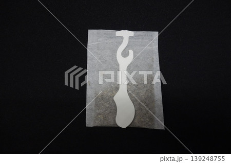 White Plastic Hook on Textured Paper Bag White Plastic Hook on Textured Paper Bag 139248755