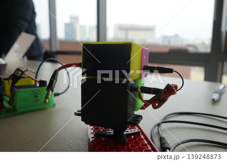 DIY Electronic Project with LEGO Base and Components DIY Electronic Project with LEGO Base and Components 139248873