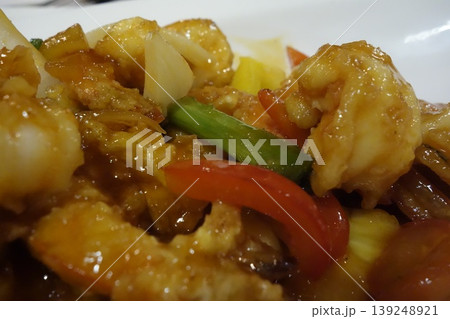 Shrimp Stir-Fry with Vegetables 139248921