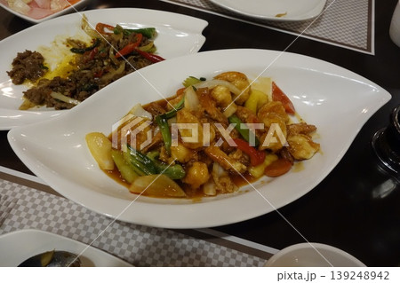Chinese Restaurant Dish Platter Chinese Restaurant Dish Platter 139248942