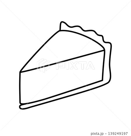 Slice of Cake Illustration 139249197
