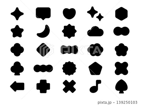 やさしい形の図形セット やさしい形の図形セット 139250103