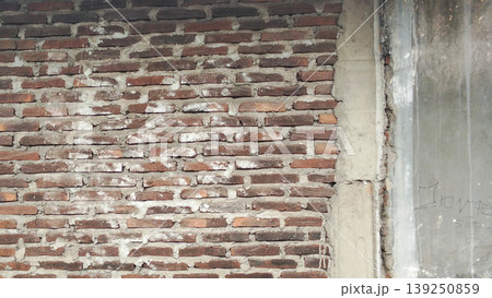 Rustic style brick walls, often found in industrial or country themed architecture. Rustic style brick walls, often found in industrial or country themed architecture. 139250859