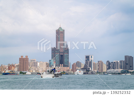 Kaohsiung Port Skyline and 85 Sky Tower in Taiwan Kaohsiung Port Skyline and 85 Sky Tower in Taiwan 139252332