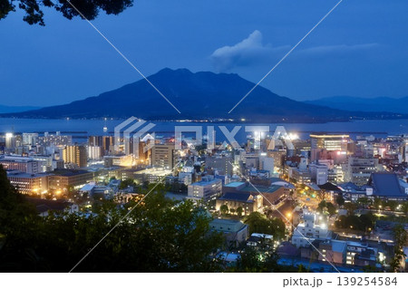 城山公園からの夜景・鹿児島市街地（鹿児島県・鹿児島市） 139254584