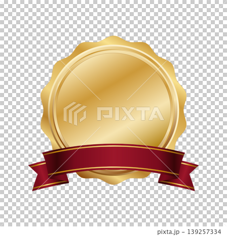 A luxurious gold medal_2 139257334