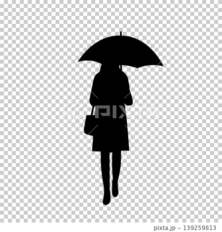 雨の日の人物シルエットイラスト ビジネスマン 女性 男性 ビジネスパーソン カップル シルエット 雨の日の人物シルエットイラスト ビジネスマン 女性 男性 ビジネスパーソン カップル シルエット 139259813