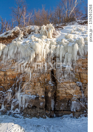 Icicles on the rocks Icicles on the rocks 139261268