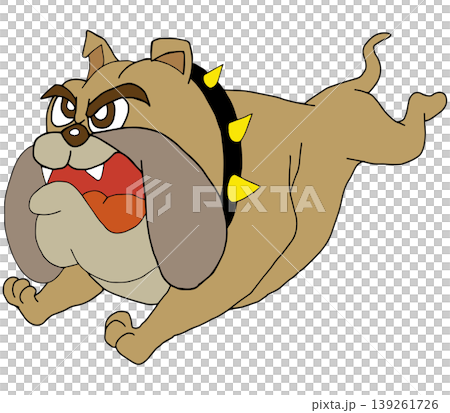 趣味動物插畫☆鬥牛犬 趣味動物插畫☆鬥牛犬 139261726
