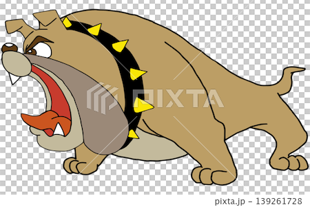 趣味動物插畫☆鬥牛犬 趣味動物插畫☆鬥牛犬 139261728