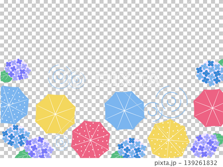 雨季背景插畫、橫幅、雨景背景、雨季素材、雨景素材、天氣、繡球花、雨、雨傘 雨季背景插畫、橫幅、雨景背景、雨季素材、雨景素材、天氣、繡球花、雨、雨傘 139261832