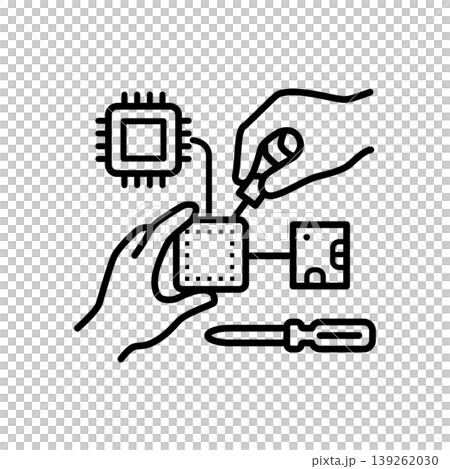 DIY IoT and Electronic Circuit Project Icon DIY IoT and Electronic Circuit Project Icon 139262030
