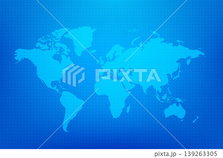 light blue world map showing continents and countries on dotted background light blue world map showing continents and countries on dotted background 139263305