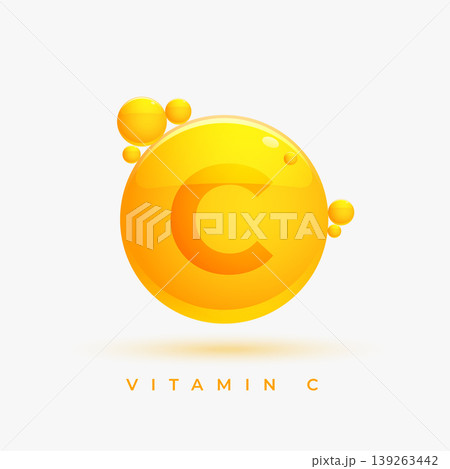 vitamin c antioxidant serum capsule white background vitamin c antioxidant serum capsule white background 139263442